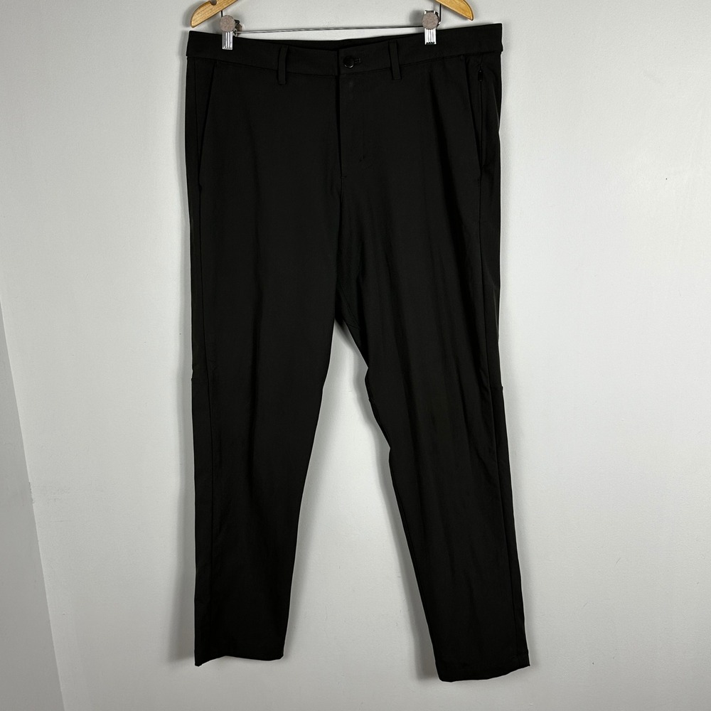 Lululemon Commission Pant Slim Warpstreme Mens Size 38 Style ABC Chinos Grey